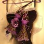 "Violetta Lily" Victorian Inspired Glass Earrings ;Fun Ooak Couture Unique Shinies