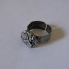 Steampunk Victorian Gear Watch Ring;Ooak Couture Unique Shinies Artisan