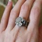 Steampunk Victorian Gear Watch Ring;Ooak Couture Unique Shinies Artisan