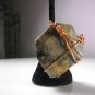 Chunky Wire Wrapped Faceted Chrysanthemum Fossil Ring; Ooak Couture Unique Shinies Artisan