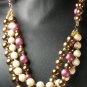 Royalty Twisted Three Strand Necklace