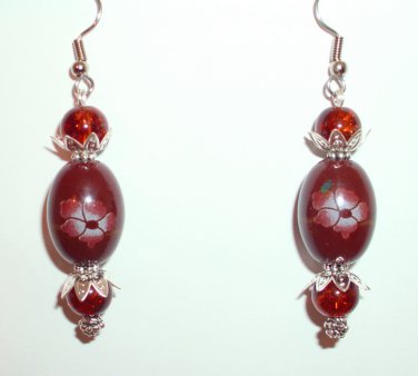 Spicy Chocolate Porcelain Earrings