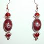 Spicy Chocolate Porcelain Earrings