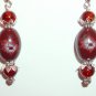 Spicy Chocolate Porcelain Earrings