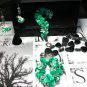 Couture Candy Apple Green Shell Necklace, Earrings, & Bracelet Set