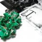 Couture Candy Apple Green Shell Necklace, Earrings, & Bracelet Set