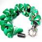 Couture Candy Apple Green Shell Necklace, Earrings, & Bracelet Set