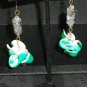 Couture Candy Apple Green Shell Necklace, Earrings, & Bracelet Set