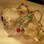 Skittles-Colors of the Rainbow Petitie Quartz Point Wrapped Pendant; Unusual Alluring Fun