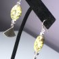 Yellow Turquoise Fish Sterling Artisan Earrings