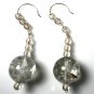 Sterling Silver & Quartz Dangle Earrings