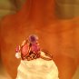 Orbiting Agates Copper Ring Size 6.5 ;Dragon Vein Agate Fun Love Whimsical Ooak Shinies