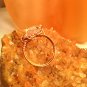 Palest Rose Copper Quartz Ring Size 8; Fun Love Whimisical Ooak Couture Unique Shinies