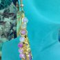 Princess Tower Glass Victorian Style Earrings; Fun Ooak Couture Awesome Shinies Artisan