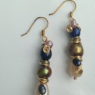 Princess Tower Glass Victorian Style Earrings; Fun Ooak Couture Awesome Shinies Artisan