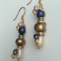 Princess Tower Glass Victorian Style Earrings; Fun Ooak Couture Awesome Shinies Artisan