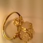 Caged Energy I Brass Wire Wrapped Quartz Ring Size 8 1/2 :Fun Love Whimsical Ooak Shinies