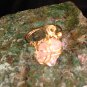 Caged Energy I Brass Wire Wrapped Quartz Ring Size 8 1/2 :Fun Love Whimsical Ooak Shinies