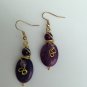 Imperial Golden Wire Dangle Earrings; Fun Ooak Couture Unique Shinies Artisan