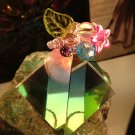 Whimsy Garden Pink Copper Wire Wrapped Ring Size 9 1/2 : Fun Love Whimsical Ooak Shinies