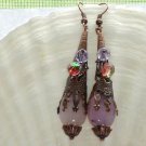 Subtle Magic- Agate Earrings; Fun Ooak Couture Unique Shinies Artisan