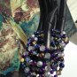 Glass Crystal swarovski Elements Memory Wire Bracelet :Fun Couture Unique Shinies