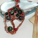 'Unconventional Loveliness' ooak wirewrapped tree of life on chain