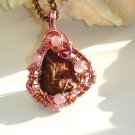 'Fairy Gold' ooak pendant on chain
