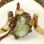 'Pine Dew' ooak wirewrapped pendant on chain