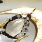 'Ice and Shadows' ooak wirewrapped pendant on chain Artisan Shinies Couture