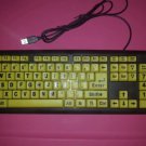 As Seen on TV Large print Keyboard 4X larger letters,  water resistant,  PC/mac