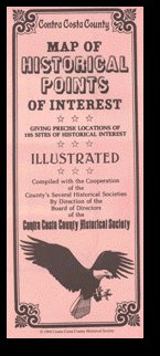 Contra Costa County Map of Historical Points of Interest