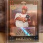 MICHAEL BOURN 2007 TOPPS CHROME AUTO RC PHILLIES / INDIANS