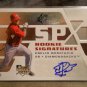 EMILIO BONIFACIO 2008 SPX ROOKIE SIGNATURES AUTO RC NATIONALS /