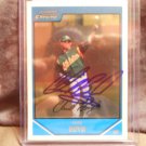 CHAD BOYD 2007 BOWMAN CHROME IN-PERSON AUTO RC ATHLETICS