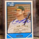 COREY BROWN BOWMAN DRAFT PICKS AND PROS. IN-PERSON AUTO RC ATHLETICS