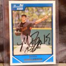 MADISON BUMGARNER 2007 BOWMAN DRAFT IN-PERSON AUTO RC GIANTS