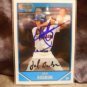 JULIO BORBON 2007 BOWMAN CHROME DRAFT PICKS AND PROS. IN-PERSON AUTO RC RANGERS / CUBS