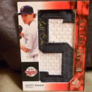 SCOTT BAKER 2008 SP AUTH. BY THE LETTER SIGN. AUTO RC #D/50 TWINS