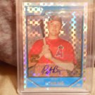 PETER BOURJOS 2007 BOWMAN CHROME X-FRACTOR AUTO RC #D/225 ANGELS
