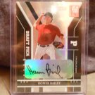 HOMER BAILEY 2004 DONRUSS ELITE EX. ED. AUTO RC #D/1571 REDS