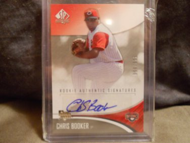 CHRIS BOOKER 2006 SP AUTHENTIC AUTO RC #D/899 NATIONALS