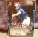 HANK CONGER 2005 BOWMAN CHROME DRAFT AFLAC IN-PERSON AUTO RC ANGELS