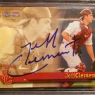 JEFF CLEMENT 2003 USC TEAM CARD IN-PERSON AUTO RC MARINERS