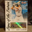 KOBY CLEMENS 2007 BOWMAN SIGNS OF THE FUTURE AUTO RC ASTROS