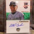 MITCH CANHAM 2008 TRISTAR PROJECTIONS  AUTO GREEN RC #D/50 PADRES