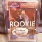 JHOULYS CHACIN 2008 PLAYOFF CONTENDERS AUTO RC ROCKIES