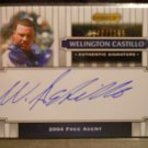 WELLINGTON CASTILLO 2008 RAZOR SIGNATURE SERIES AUTO RC #D/1199 CUBS