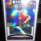 JOEY DEVINE 2006 TOPPS CHROME REFRACTOR AUTO RC #D/500 BRAVES