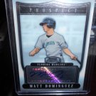 MATT DOMINGUEZ 2007 BOWMAN STERLING PROSPECTS AUTO RC MARLINS